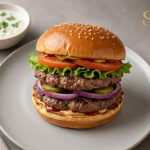 Beef Double Patty Burger
