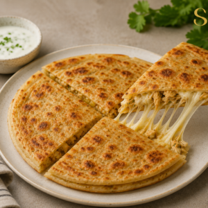 Aloo Shami Cheese Paratha