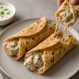 Chicken Malai Boti Roll