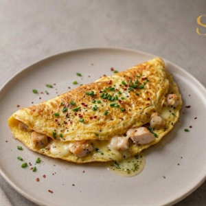 Chicken Cheese Omelette
